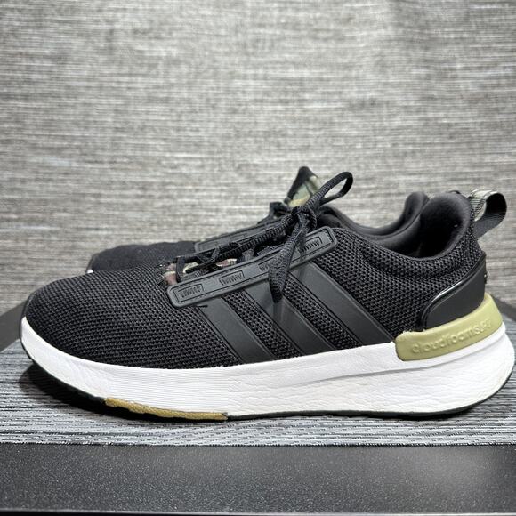 Adidas Racer TR21 Black Training Athletic Shoes Primegreen GY7995 Men's 9 - Picture 1 of 15
